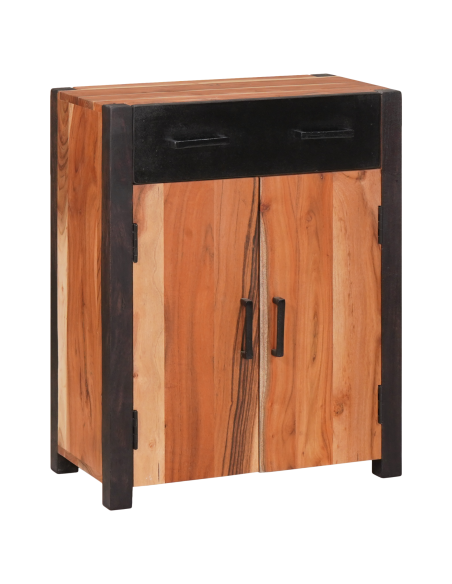 Credenza Marrone 55 x 30 x 75 cm Legno di Acacia Massello