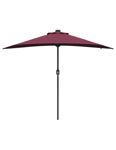 Ombrello da giardino Rosso Bordeaux 294 x 150 x 223 cm
