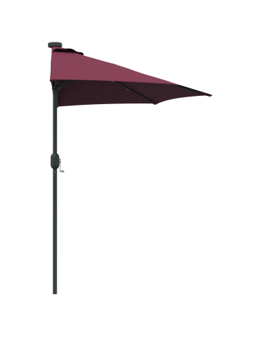 Ombrello da giardino Rosso Bordeaux 294 x 150 x 223 cm