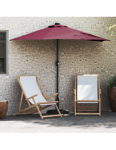 Ombrello da giardino Rosso Bordeaux 294 x 150 x 223 cm