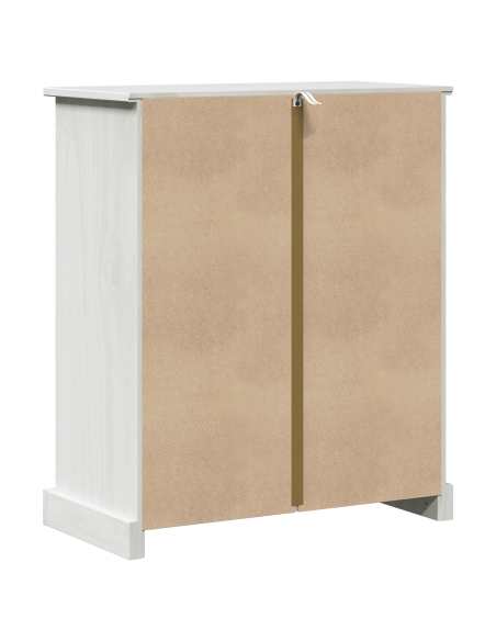 Mobile da Bagno Bianco 68 x 34 x 80 cm Legno di pino massello