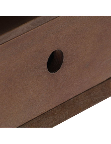 Mobile Porta TV 110x35x50cm in Legno Massello di Acacia