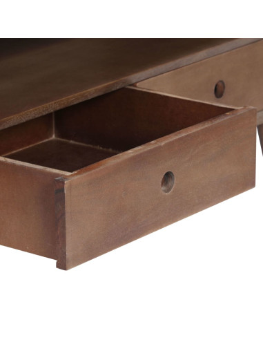 Mobile Porta TV 110x35x50cm in Legno Massello di Acacia