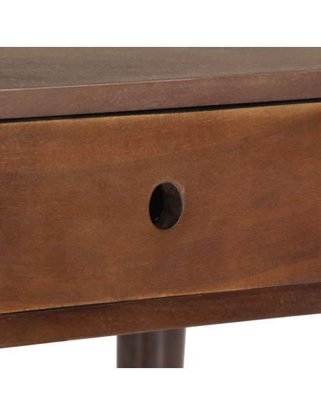 Tavolino da Salotto 100x50x46 cm in Legno Massello di Acacia