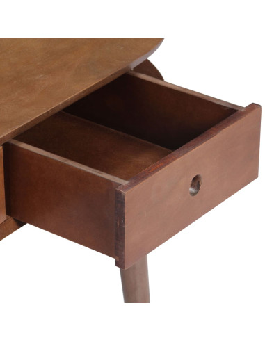 Tavolino da Salotto 100x50x46 cm in Legno Massello di Acacia