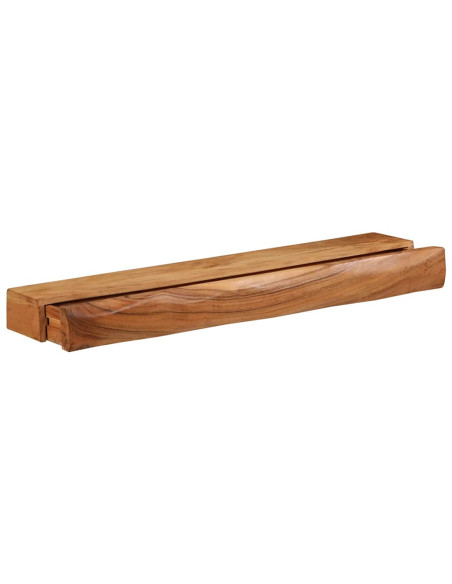 Mensole da Parete 2 pz 80x17x8 cm in Legno Massello di Acacia