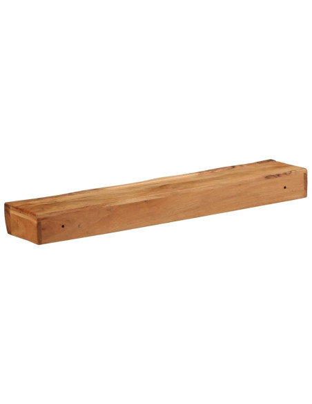 Mensole da Parete 2 pz 80x17x8 cm in Legno Massello di Acacia