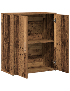 Credenza 2 pcs Legno vecchio 60 x 31 x 70 cm Legno multistrato 2