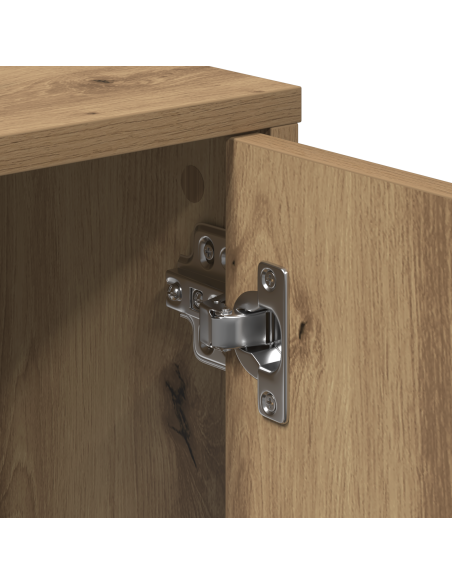 Credenza 2 pcs rovere artigianale 60 x 31 x 70 cm