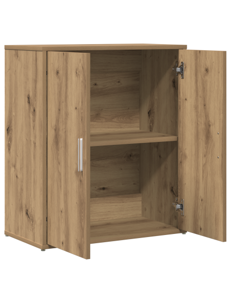 Credenza 2 pcs rovere artigianale 60 x 31 x 70 cm