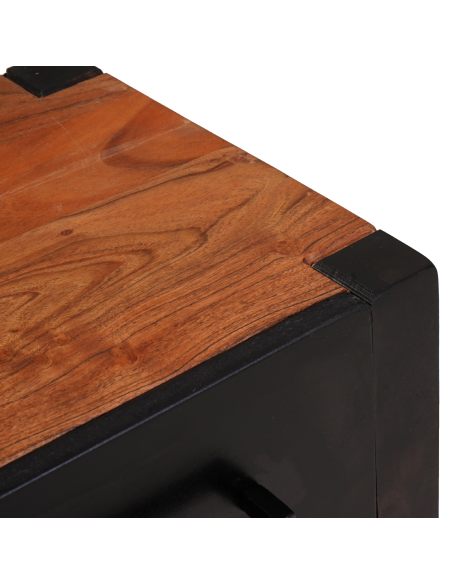 Credenza Marrone 55 x 30 x 75 cm Legno di Acacia Massello