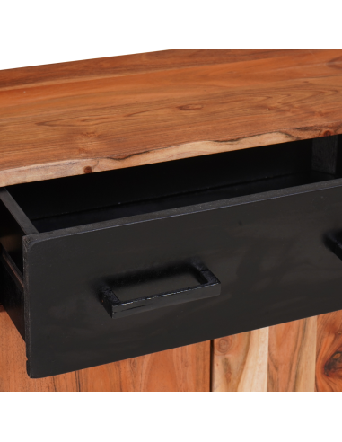 Credenza Marrone 55 x 30 x 75 cm Legno di Acacia Massello