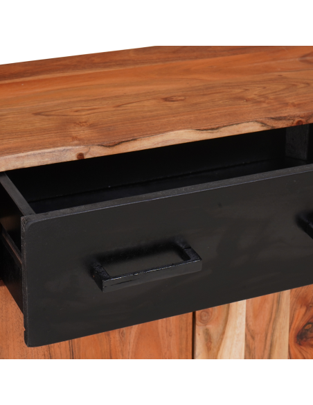 Credenza Marrone 55 x 30 x 75 cm Legno di Acacia Massello