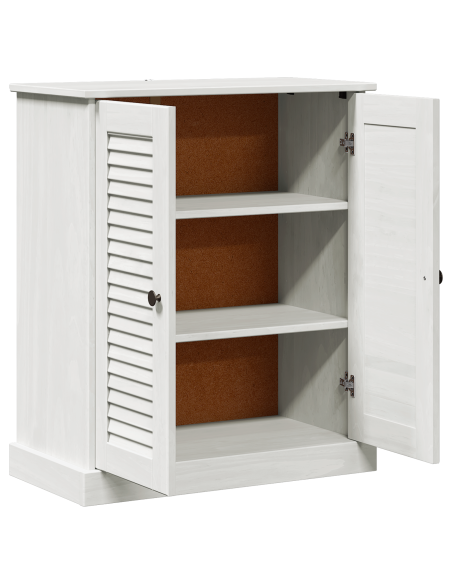 Mobile da Bagno Bianco 68 x 34 x 80 cm Legno di pino massello