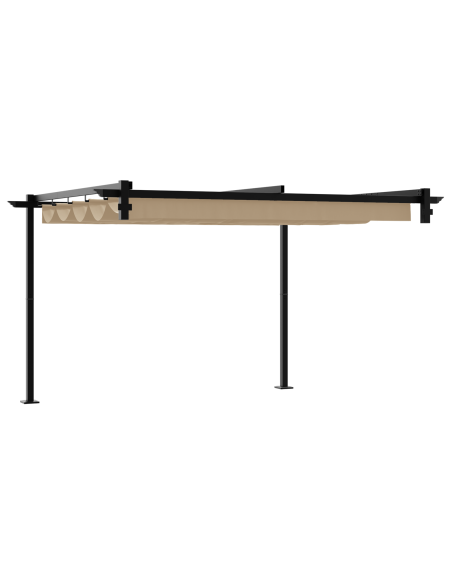 Gazebo a Muro Talpa 3 x 3 m Acciaio