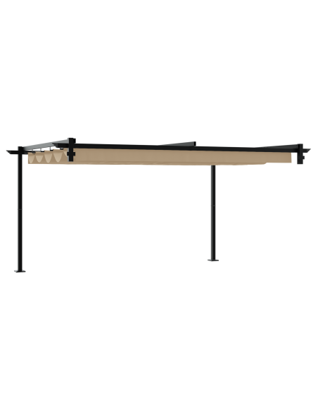 Gazebo a Muro Talpa 3 x 4 m Acciaio