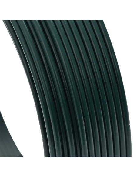 Filo di recinzione Verde 33 m Acciaio rivestito in PVC
