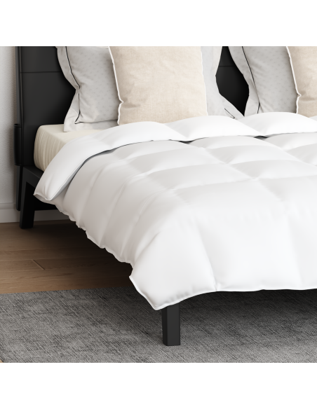 Set di Piumoni con cuscino 3 pcs Bianco Piuma d'anatra