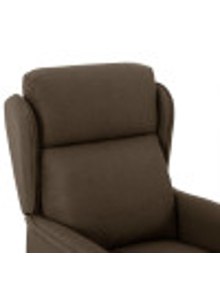 Poltrona Recliner  Marrone 67,5x93,5x101,5 cm Tessuto