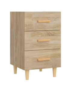 Comodino Rovere Sonoma 40x40x66 cm in Legno Multistrato