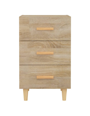Comodino Rovere Sonoma 40x40x66 cm in Legno Multistrato