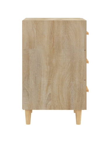 Comodino Rovere Sonoma 40x40x66 cm in Legno Multistrato