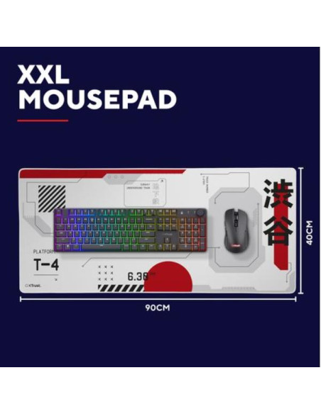 GXT759 XXL MOUSEPAD   JAPAN WHITE