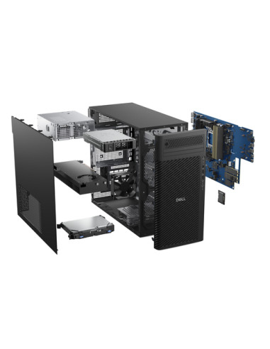 DELL Pro Max FCT2250 T2 Intel Core Ultra 7 265 32 GB DDR5-SDRAM 1 TB SSD NVIDIA RTX 2000 Ada Windows 11 Pro Tower PC Nero