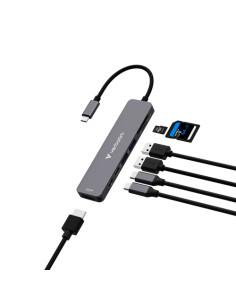 Verbatim 32158 hub di interfaccia USB 3.2 Gen 1 (3.1 Gen 1) Type-C 5000 Mbit/s Grigio 2
