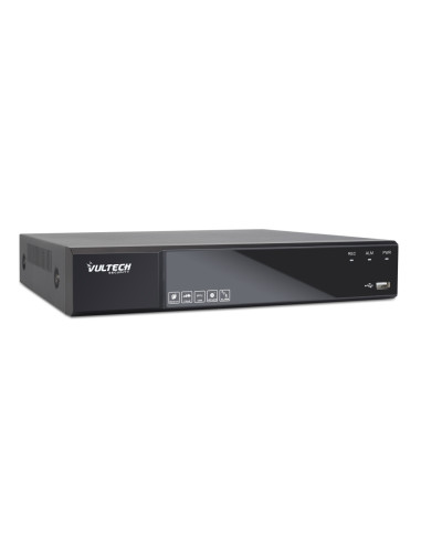 Vultech Security Network Video Recorder 4 Canali POE - 8MP UHD - H265