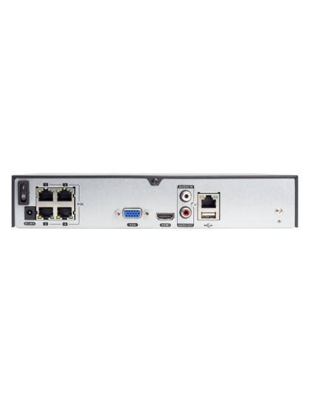 Vultech Security Network Video Recorder 4 Canali POE - 8MP UHD - H265