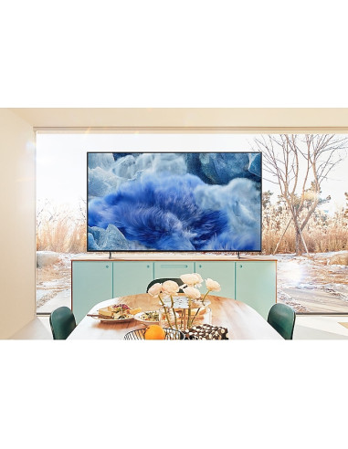 Samsung Q8F QE55Q8FAAU 139,7 cm (55") 4K Ultra HD Smart TV Wi-Fi Grigio, Titanio