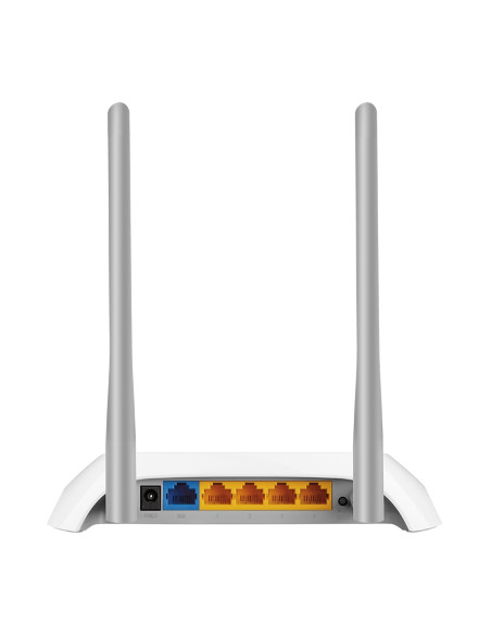 TP-Link TL-WR840N router wireless Fast Ethernet Banda singola (2.4 GHz) Grigio, Bianco