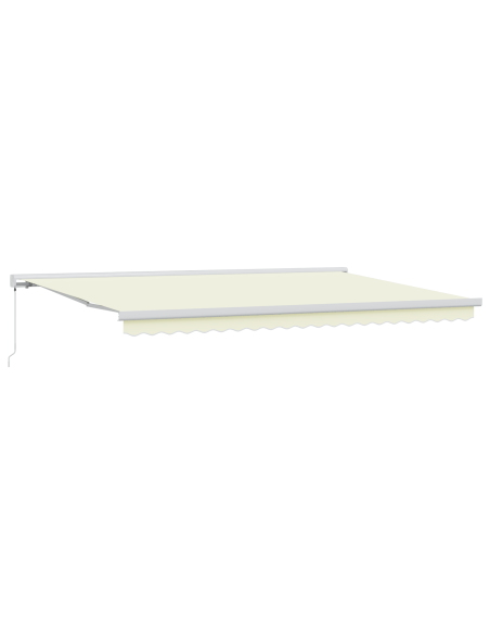 Tenda Retrattile Manuale Panna 500x300 cm