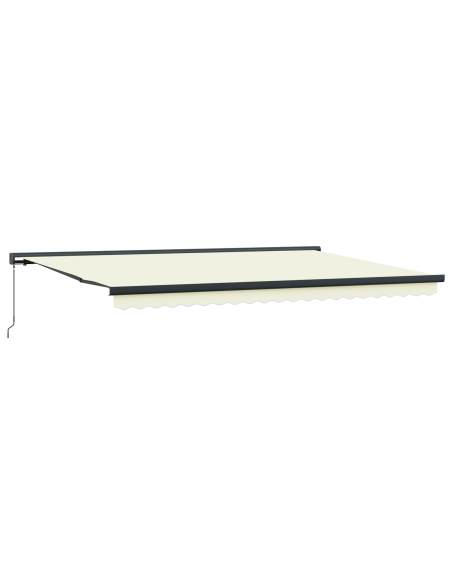 Tenda Retrattile Manuale Panna 500x300 cm