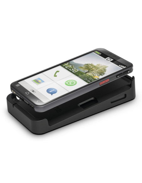 Emporia emporiaSMART.7lite 13,8 cm (5.45") SIM singola Android 15 4G USB tipo-C 6 GB 128 GB 3500 mAh Nero