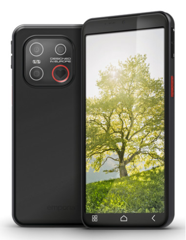 Emporia emporiaSMART.ME7 13,8 cm (5.45") SIM singola Android 15 4G USB tipo-C 6 GB 128 GB 3500 mAh Nero