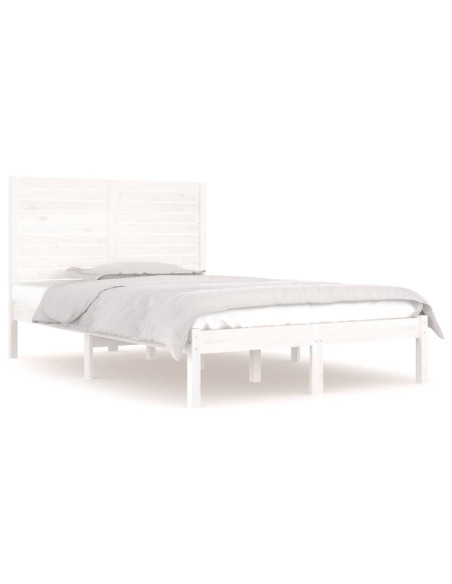 Giroletto Bianco in Legno Massello 140x190 cm