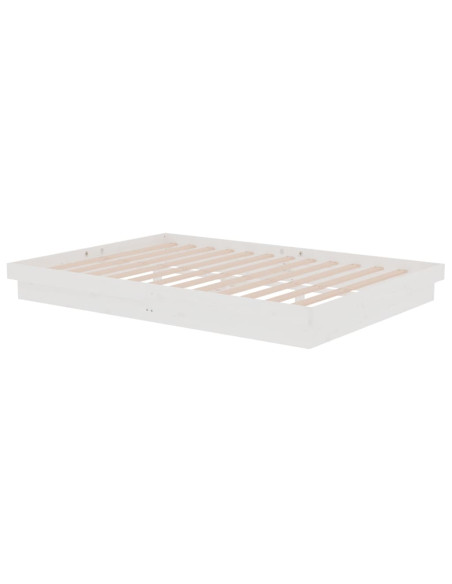 Giroletto Bianco in Legno Massello 140x200 cm