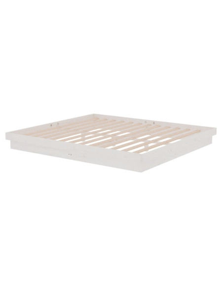 Giroletto Bianco in Legno Massello 180x200 cm Super King