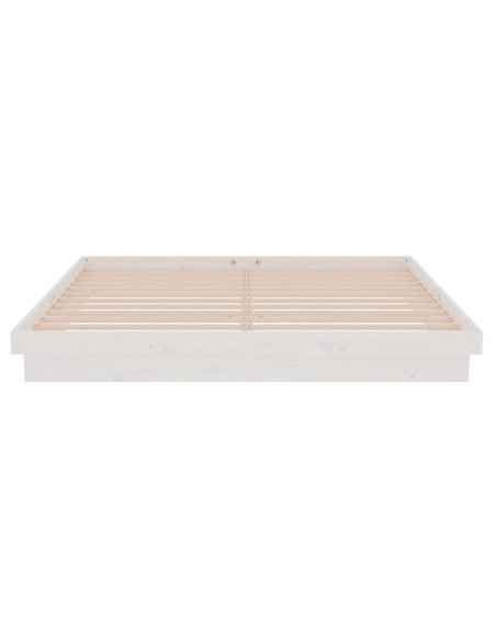 Giroletto Bianco in Legno Massello 180x200 cm Super King