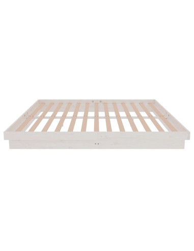 Giroletto Bianco in Legno Massello 180x200 cm Super King