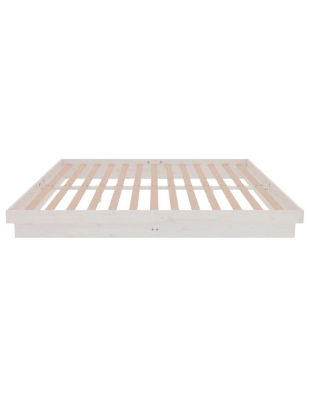 Giroletto Bianco in Legno Massello 180x200 cm Super King