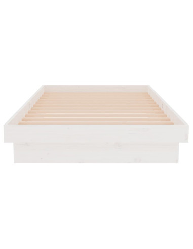 Giroletto Bianco in Legno Massello 90x190 cm Single