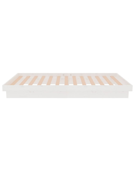 Giroletto Bianco in Legno Massello 90x190 cm Single