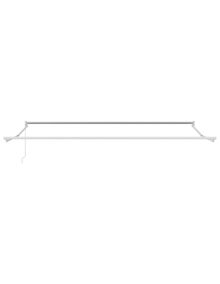 Tenda Retrattile Manuale Arancione e Marrone 350x250 cm