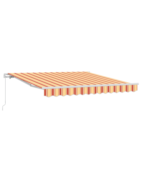 Tenda retrattile manuale Gialla e Arancione 350x250 cm