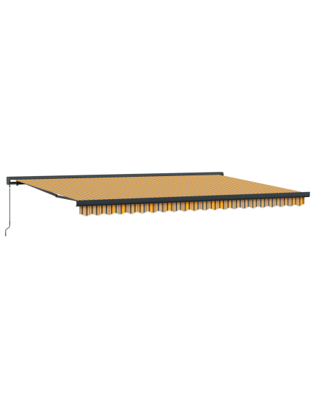 Tenda Manuale Retrattile Strisce Multicolore 500x300 cm
