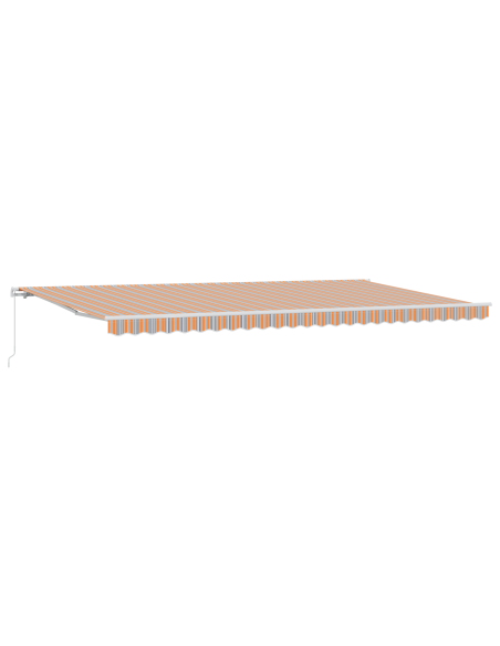 Tenda Retrattile Manuale Strisce Multicolore 600x300 cm