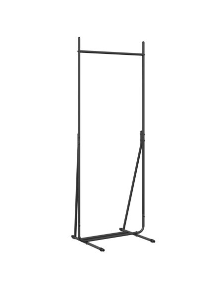 Stendibiancheria Nero 62 x 48 x 158 cm Acciaio